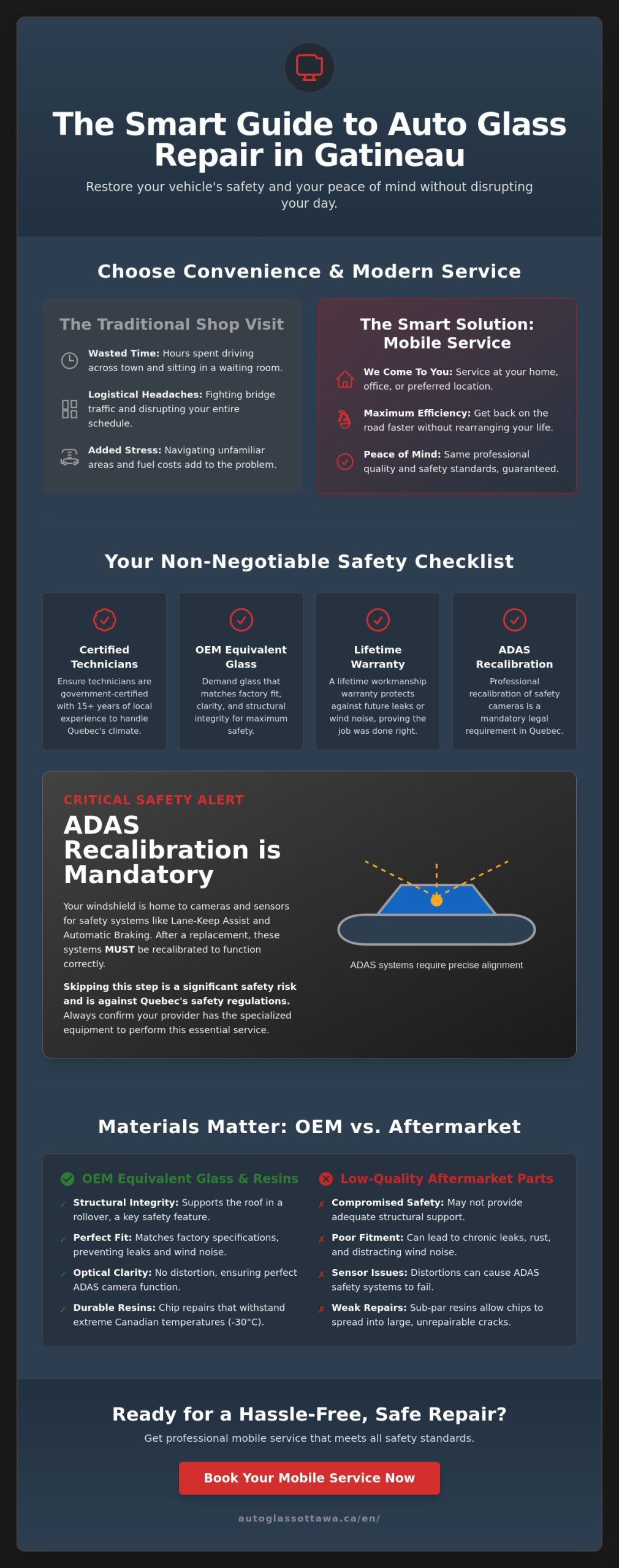 Best Auto Glass Repair in Gatineau: Top-Rated Services for 2026