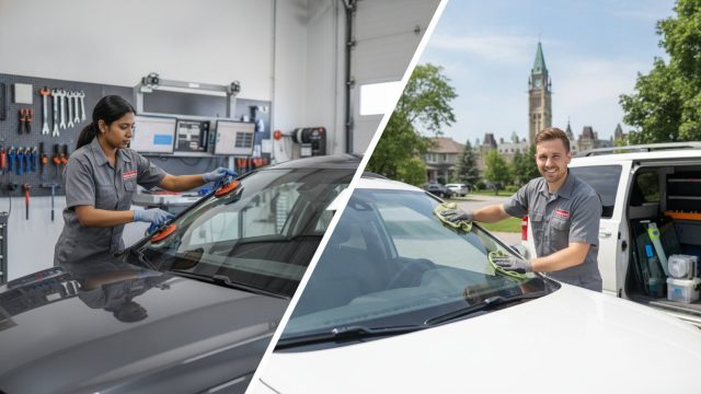 Finding the Best Auto Glass Near Me in Ottawa: Mobile vs. In-Shop Service