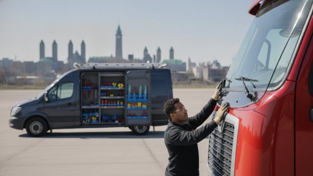 Commercial Truck Windshield Replacement Cost in Ottawa: 2026 Manager’s Guide