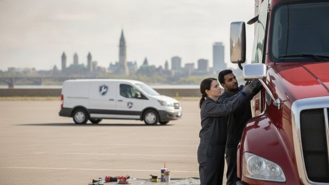 Mobile Commercial Truck Glass Repair in Gatineau: Minimize Downtime & Stay Safe