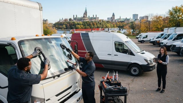 Commercial Fleet Windshield Replacement in Ottawa: Reduce Downtime Safely