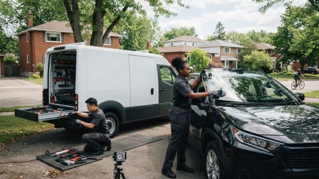Cube Van Windshield Replacement in Orleans: Mobile Service Guide